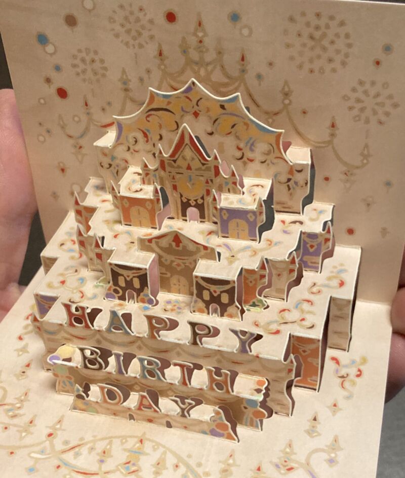 Image for the Tweet beginning: 新作のお誕生日カード出来ました！
かわいい！｡ﾟ(ﾟ´ω`ﾟ)ﾟ｡
自分で作ってていうのもなんですがw
めっちゃかわいい😭 